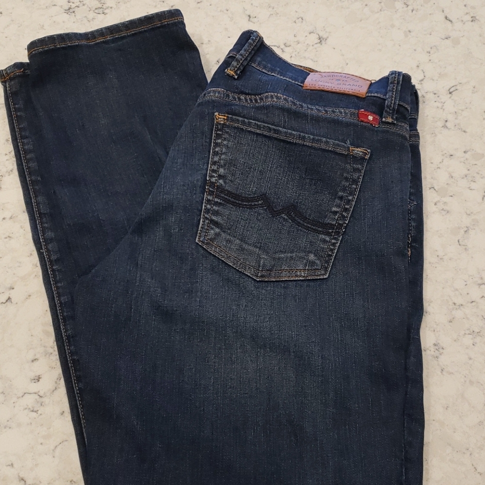 Lucky Brand Sweet' N Straight Ankle Jeans Size 6/28 - Picture 2 of 13